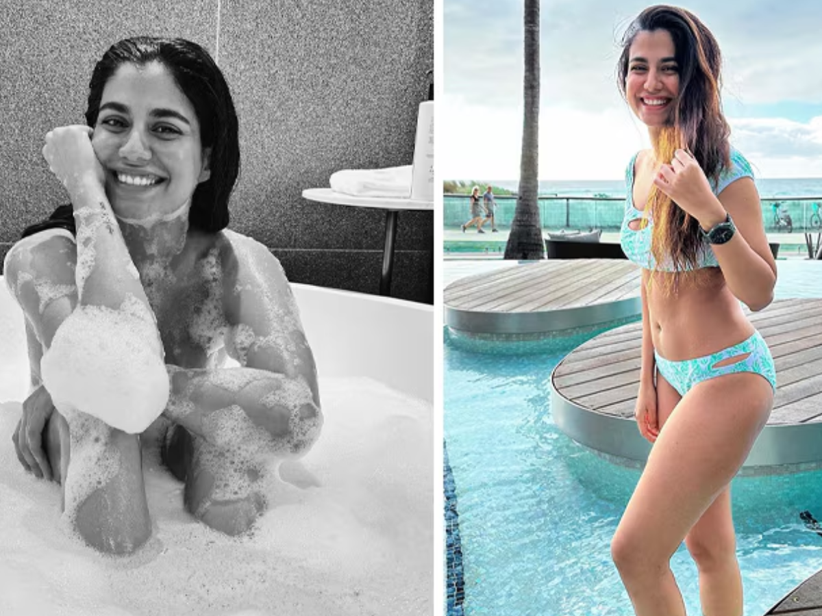 फ्लोरल बिकिनी में पूल में खड़े होकर दिया ऐसा पोज़, ‘द फैमिली मैन’ का हॉट फिगर देख कहेंगे wow! - Photo Gallery