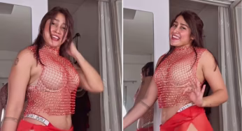 Sexy Video : लाल नेट पहन लोगों को घायल करती दिखी Sofia Ansari, वीडियो देख पानी-पानी हुए लोग