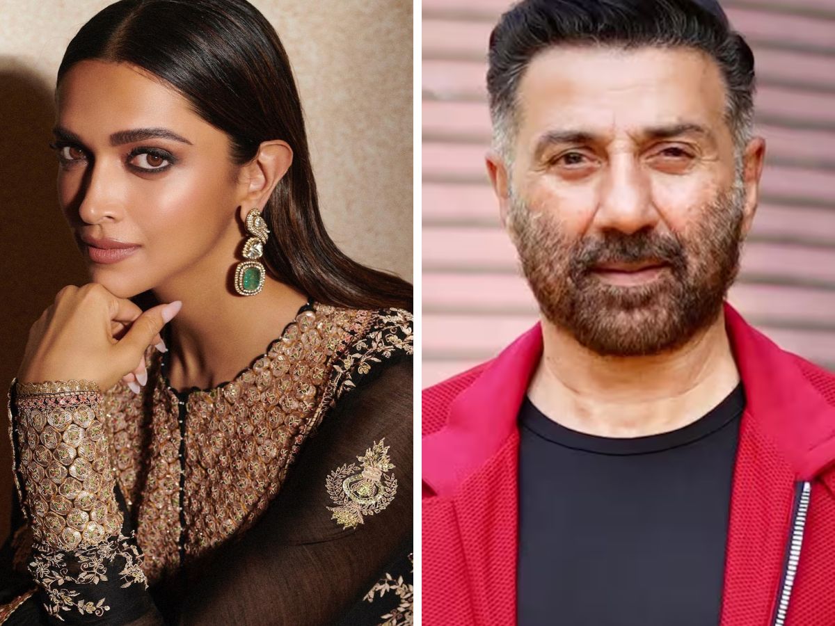 Sunny Deol and Deepika Padukone 1
