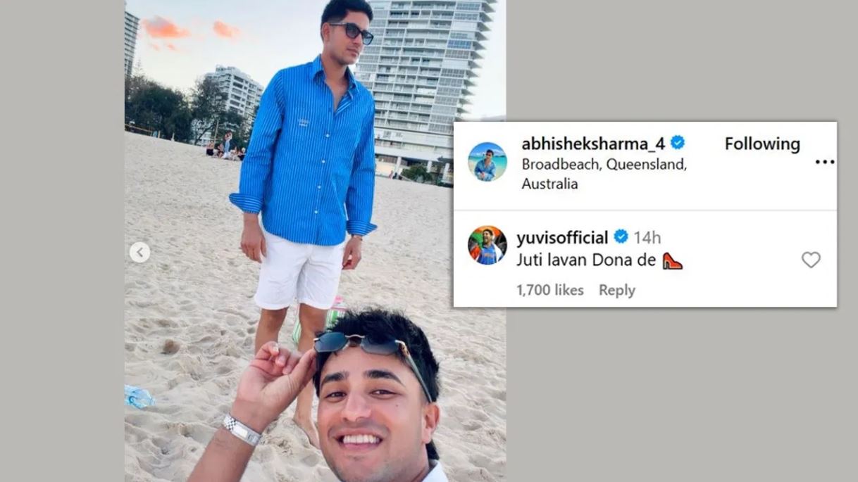 Yuvraj Singh_abhishek sharma_shubman gill_ind vs aus