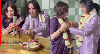 American Couple Hindu Wedding: सनातन से प्रेरित अमेरिकी जोड़े ने काशी के प्राचीन मंदिर में हिंदू रीति-रिवाजों से रचाई शादी, दुनिया को दिखाया भारतीय संस्कृति का आकर्षण