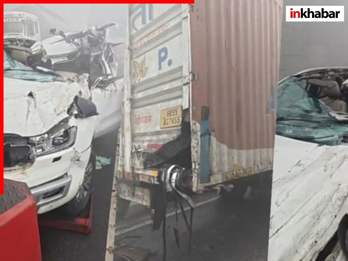 दिल्ली-मुंबई एक्सप्रेसवे पर ‘मौत का कोहरा’! ट्रेलर से ऐसे टकराई SUV, मौके पर ही चली गई जान