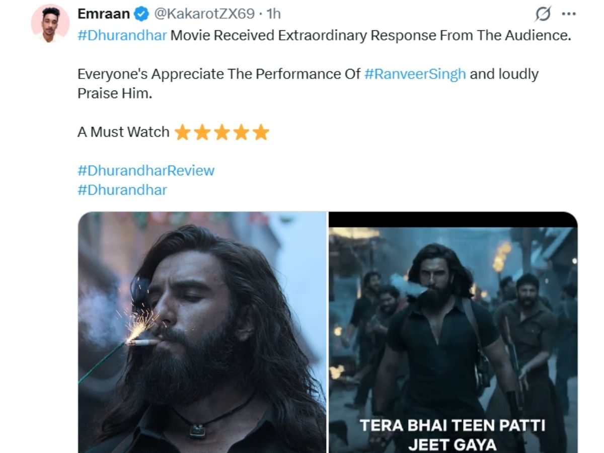 Dhurandhar Review: उधम काट दिया! सिनेमा घरों में आते ही ‘धुरंधर’ को मिली हाई रेटिंग, क्या पैसा वसूल है फिल्म ? - Photo Gallery