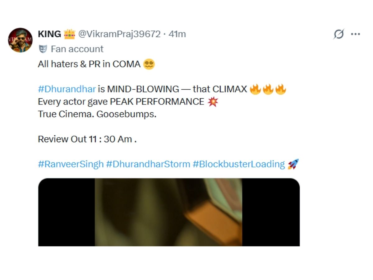 Dhurandhar Review: उधम काट दिया! सिनेमा घरों में आते ही ‘धुरंधर’ को मिली हाई रेटिंग, क्या पैसा वसूल है फिल्म ? - Photo Gallery