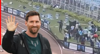 कोलकाता में मेसी के कारण गुस्से का माहौल! भीड़ ने स्टेडियम में तोड़ीं कुर्सियां और फेंकीं बोतलें