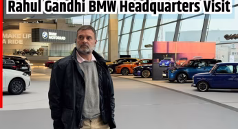 राहुल गांधी संसद से गायब, जर्मनी में BMW के हेडक्वार्टर का किया दौरा; महंगी कारों और बाइकों में बैठकर लिए मजे