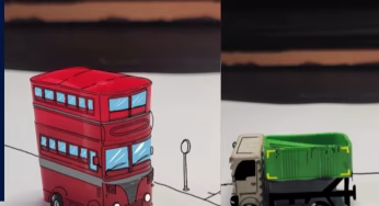 रांची के शख्स ने रंगीन शार्पनर को मिनी ऑटो रिक्शा में बदला, वीडियो हुआ वायरल