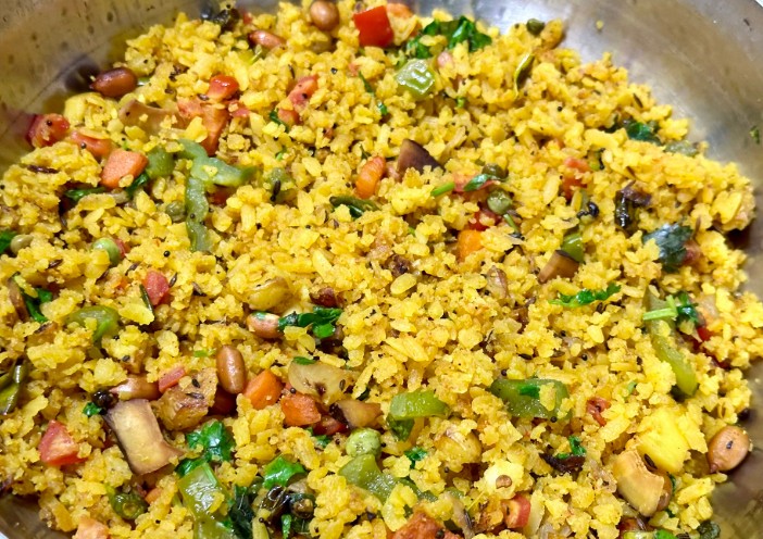 Tuesday (Mix Veg Poha) - Photo Gallery