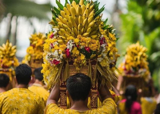 Worship of the banana tree - Photo Gallery