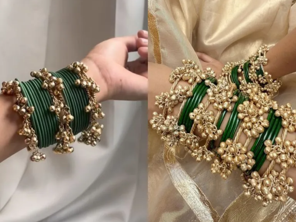 कॉलेज गर्ल्स हो या मैरिड वुमन… हर आउटफिट में घुंघरू की खनक चार चांद लगा देंगी ये ट्रेंडी बैंगल्स - Photo Gallery