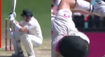 Ashes 2025: बॉलर के घातक यॉ़र्कर से बचने के लिए स्टीव स्वीथ ने मारी ऐसी पलटी, Video देख हंसते-हंसते हो जाएंगे पागल