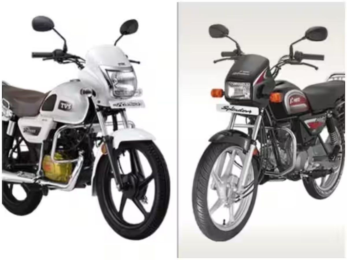 TVS Radeon vs splendor plus - Photo Gallery