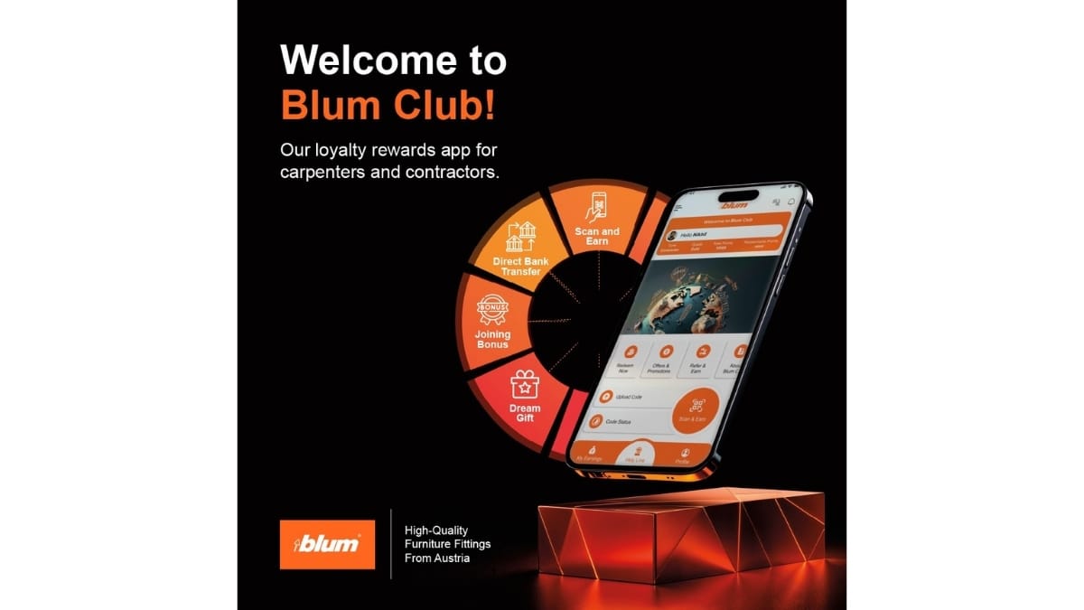 blum-india-launches-blum-club-app-for-artisans-and-contractors ब्लुम इंडिया ने कारीगरों और ठेकेदारों के लिए लॉन्च किया ब्लुम क्लब ऐप