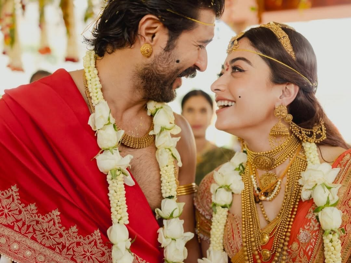 Vijay-Rashmika Jewellery Design: विजय-रश्मिका की शाही शादी, टेम्पल ज्वेलरी ने इंटरनेट पर मचाया तहलका - Photo Gallery