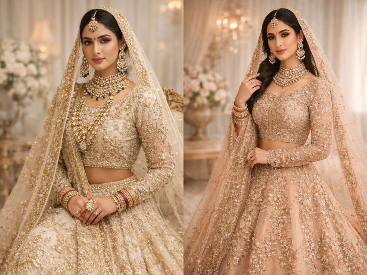 Bridal Outfit Colours: लाल रंग छोड़ें! अगर दिखना है मॉडर्न दुल्हन, इन 7 ब्राइडल शेड्स के लहंगे में दिखेंगी सबसे अलग - Photo Gallery