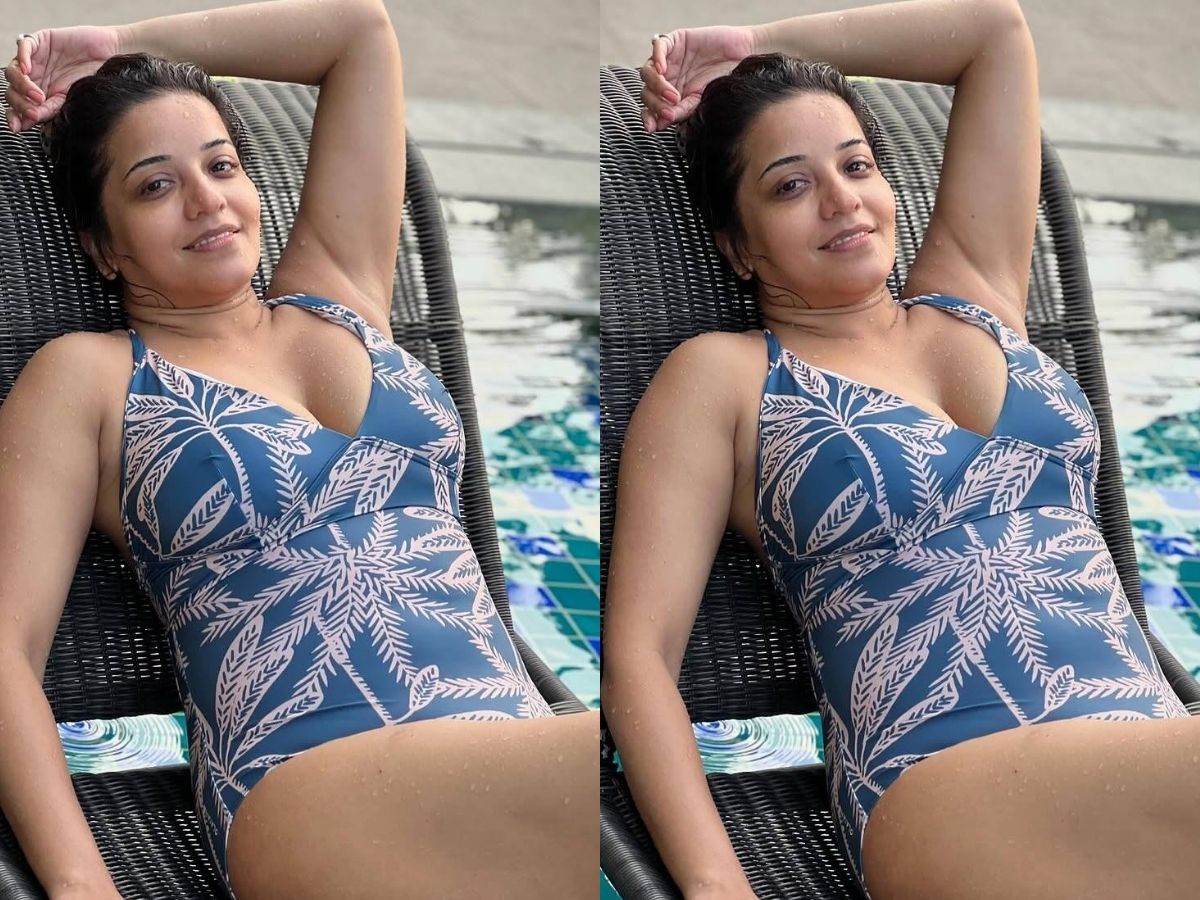 Monalisa bikini photos: बिकिनी में पूल किनारे मोनालिसा का ग्लैमरस लुक, एक-एक तस्वीर देती है खूबसूरती की गवाही; देखें फोटोज - Photo Gallery