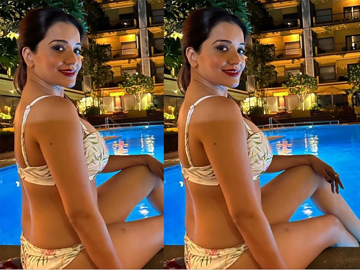 Monalisa bikini photos: बिकिनी में पूल किनारे मोनालिसा का ग्लैमरस लुक, एक-एक तस्वीर देती है खूबसूरती की गवाही; देखें फोटोज - Photo Gallery