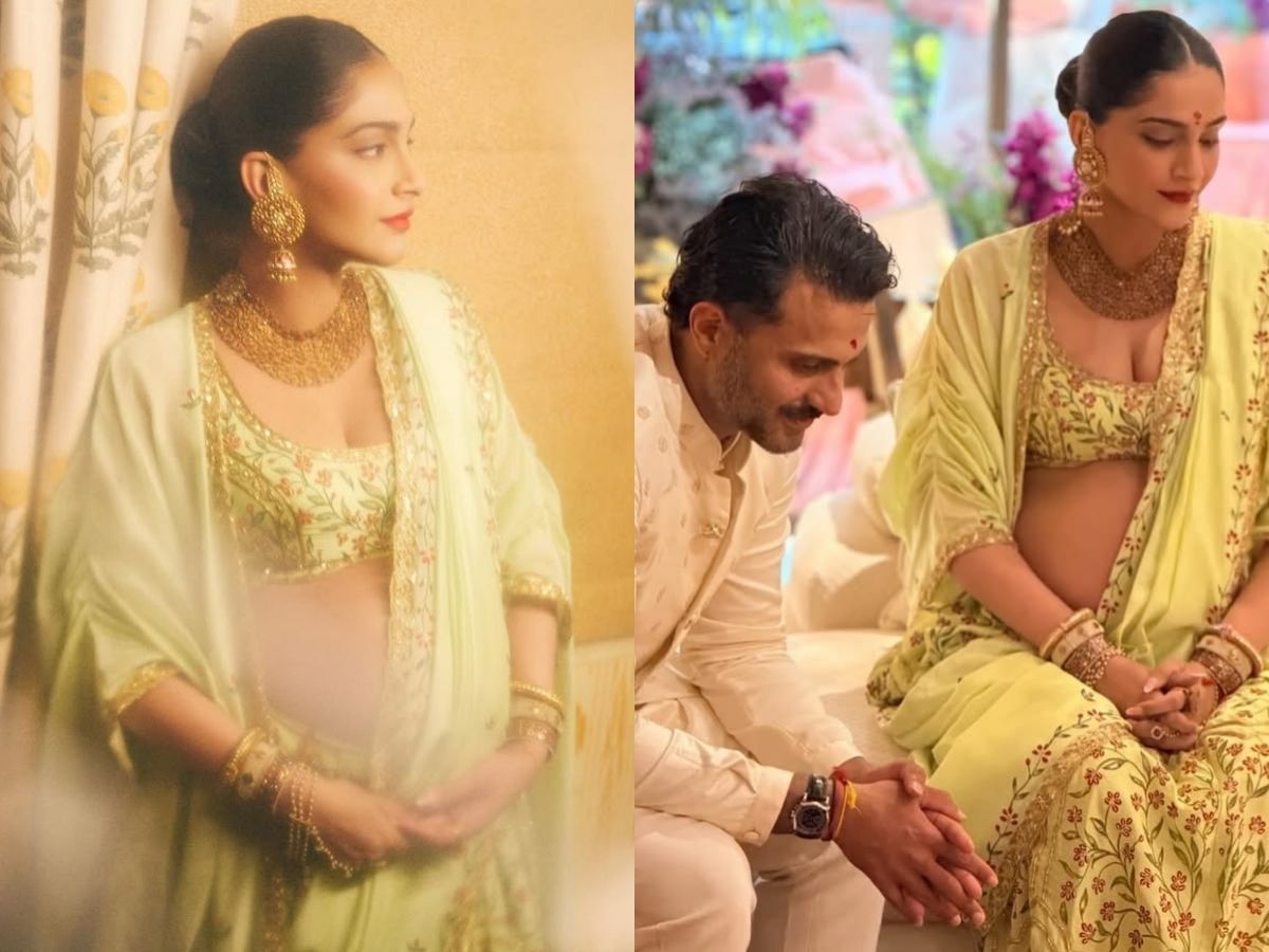 Baby Bump Outfit: बेबी बंप के साथ भी स्टाइल ऑन टॉप! सोनम कपूर के मैटरनिटी लुक्स ने 2026 में मचाई धूम - Photo Gallery