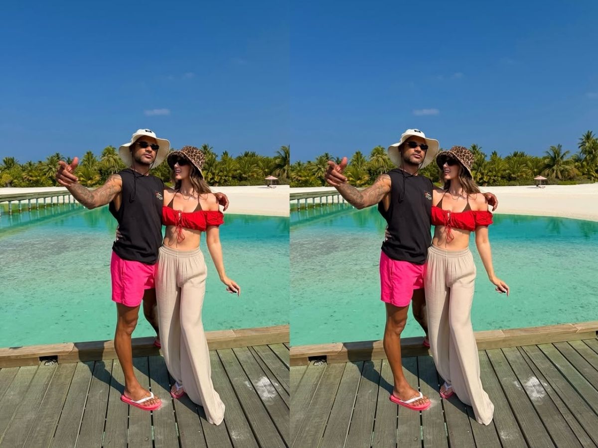 हनीमून मनाने पहुंचे शिखर धवन-सोफी शाइन, रोमांटिक तस्वीरों ने इंटरनेट पर मचाया तहलका; देखें Photos