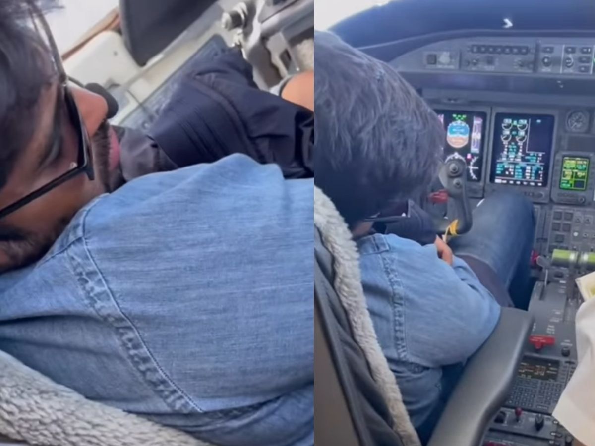 Ajit Pawar: हवा में प्लेन और खर्राटे लेता VSR वेंचर्स का मालिक! अजित पवार के बेटे ने वीडियो शेयर कर दिखाई पायलट की असलियत - Photo Gallery